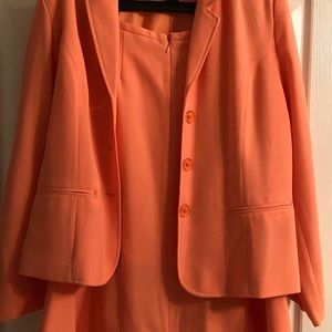 Brand new Peach 2 pc suit. Size 14